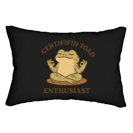 Certififid Toad Enthusiast Lumbar Pillows