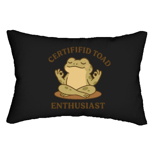 Certififid Toad Enthusiast Lumbar Pillows