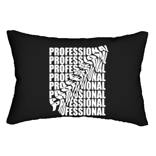Professional Lumbar Pillows – Minimalist Modern Typography
