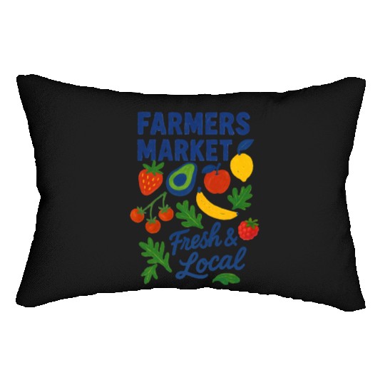Farmers Market Lumbar Pillows