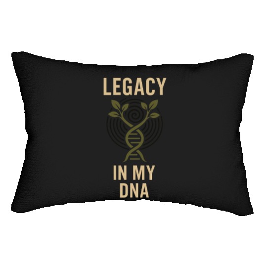 Genealogy Life Family Roots History Hunter Lumbar Pillows