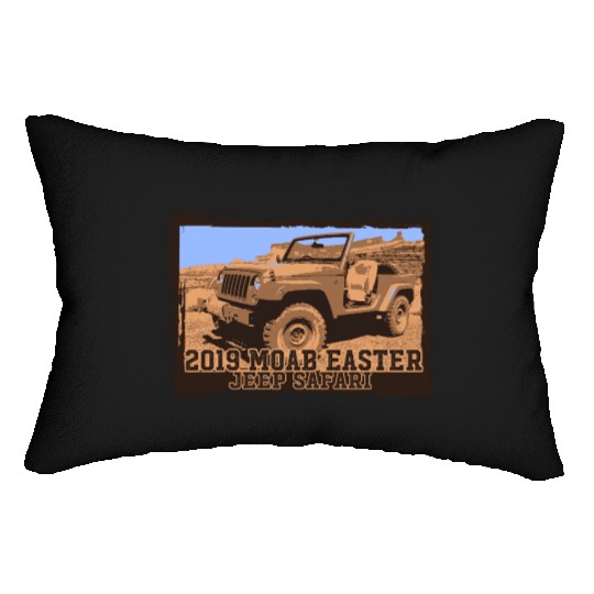 Vintage Jeep Safari Lumbar Pillows
