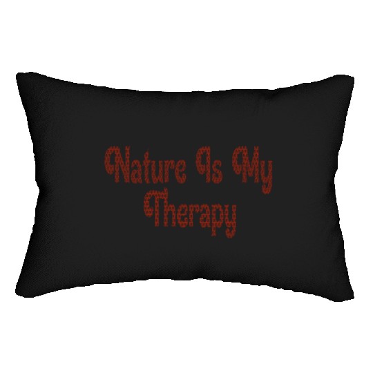 Calming Quote for Earth Lovers Lumbar Pillows