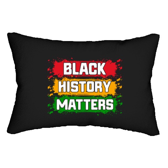 Black History Matters Lumbar Pillows