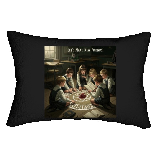 New Friends, Old Rituals Lumbar Pillows