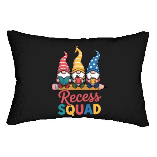 Recess Squad Teacher Para Playground Student Lumbar Pillows