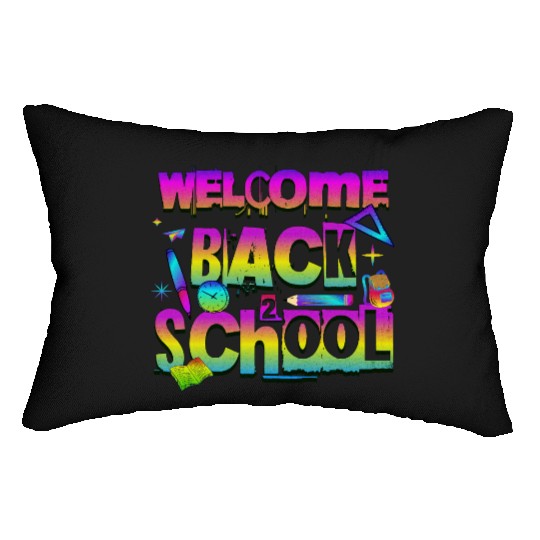 Welcome Back to School Teacher First Day Of School Lumbar Pillows