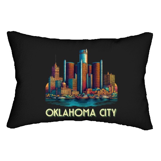 Oklahoma City Oklahoma USA Lumbar Pillows