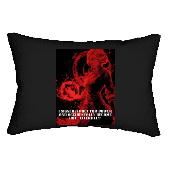 Female Warlock Lumbar Pillows