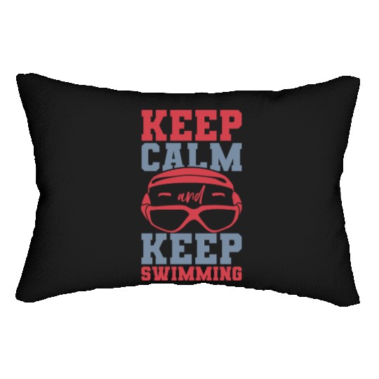 Funny Swimming Saying Lumbar Pillows