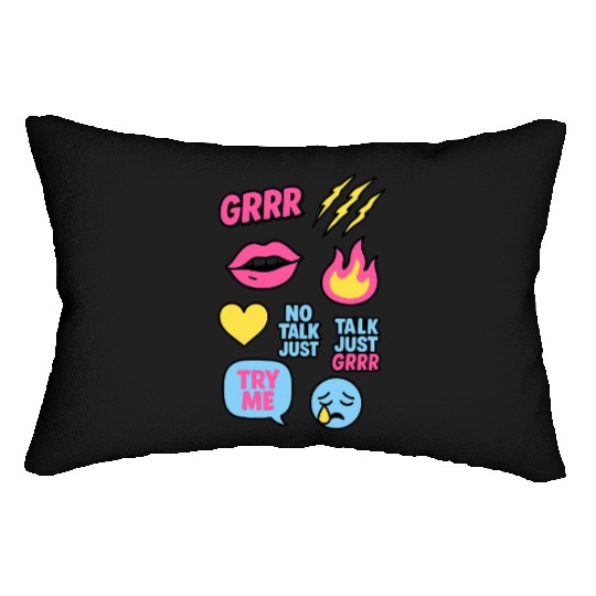 Sticker Grrr – TikTok Baddie Pack Lumbar Pillows
