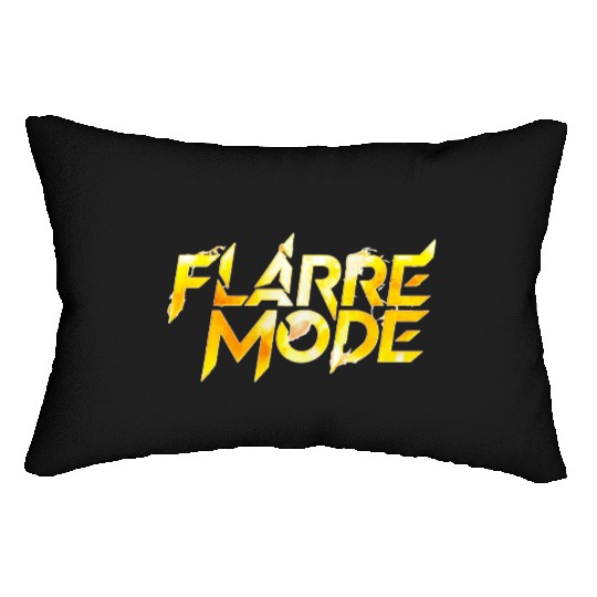 FlareMode – Bold Fiery Typography Design Lumbar Pillows