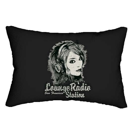 Lomae Radio San Francisco Station Lumbar Pillows
