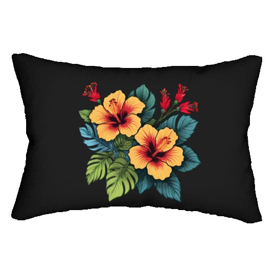 Hibiscus Lumbar Pillows