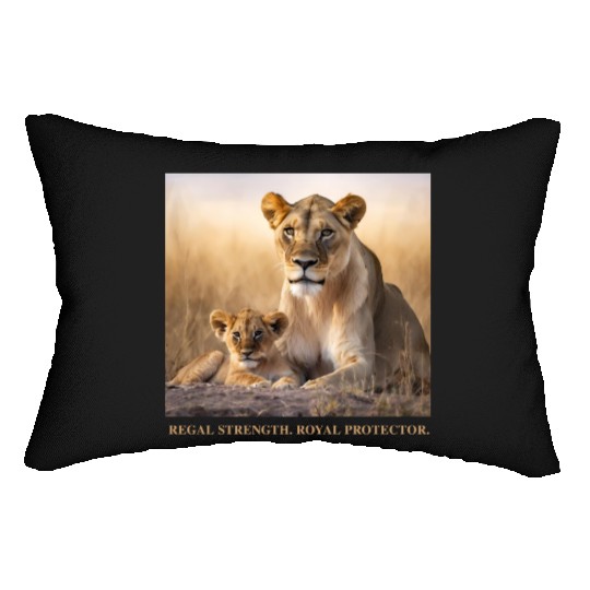 Lioness and her cub - Pride & Joy Lumbar Pillows
