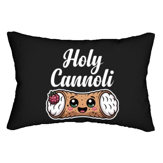 Holy Cannoli Sicily Italian Pride Food Lumbar Pillows