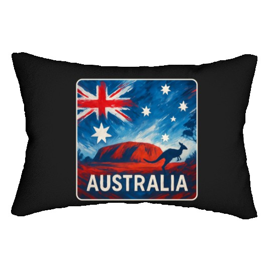 Australia Outback Design Lumbar Pillows