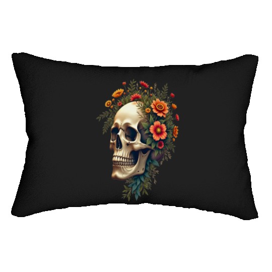 Eco Skull ❘ Nature Vibes ✦ Rebirth Lumbar Pillows