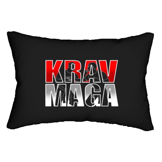 Krav Maga Israel Martial Arts Fighter Lumbar Pillows