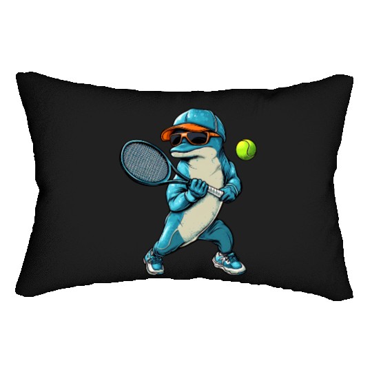 Dolphins Tennis Lumbar Pillows