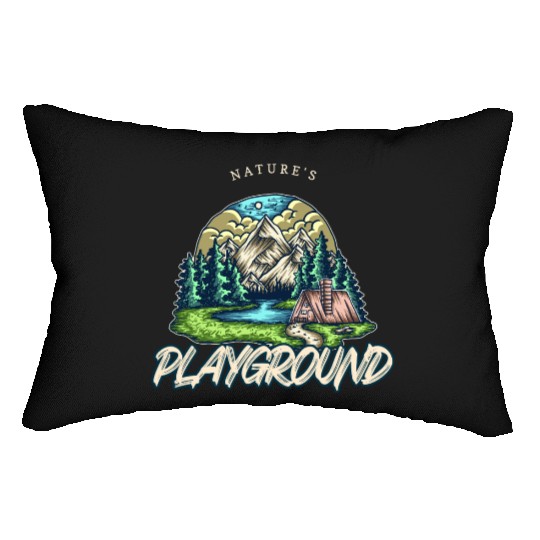 Natures playground Lumbar Pillows