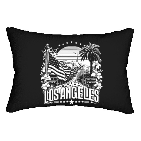 LOS ANGELES Design with Sunset Boulvard Lumbar Pillows