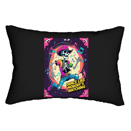Dance Like Nobody’s Watching – Wild Skeleton Groov Lumbar Pillows