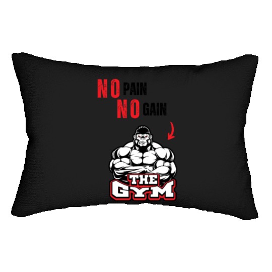 No Pain No Gain – Strongman Gorilla Gym  Lumbar Pillows