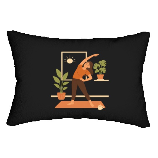 Sunrise Yoga Serenity Design Lumbar Pillows