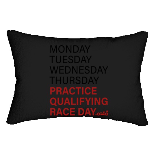 monday tuesday wednesday thursday practice qual Lumbar Pillows