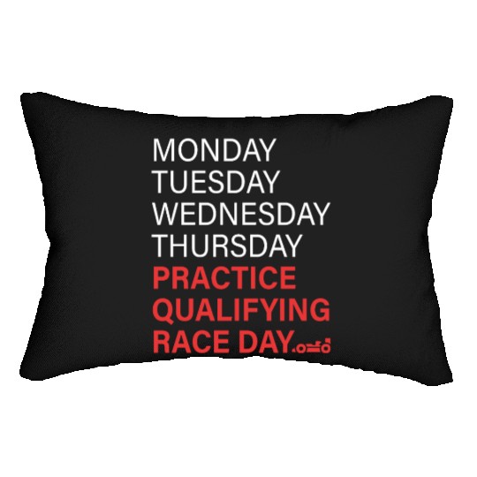 monday tuesday wednesday thursday practice qual Lumbar Pillows