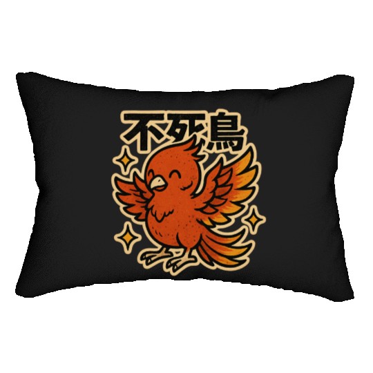 Kawaii Phoenix Japanese Lumbar Pillows