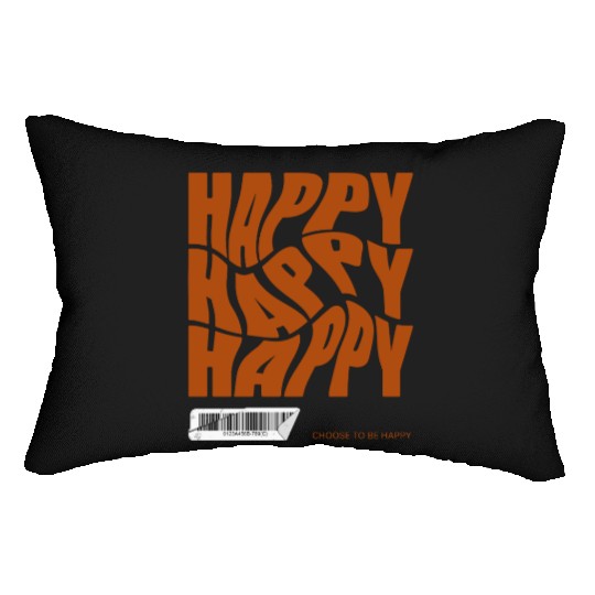 Choose Happy Lumbar Pillows
