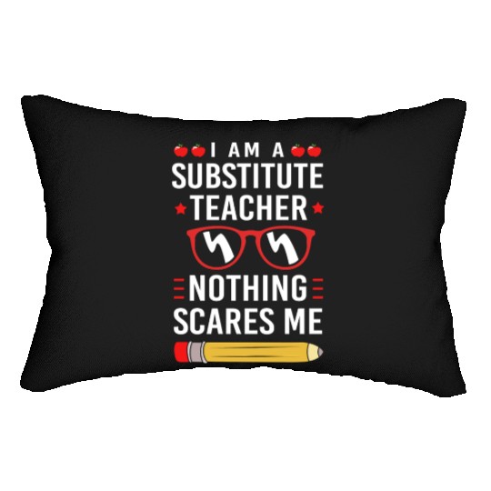 Substitute Teacher Back To School Lumbar Pillows