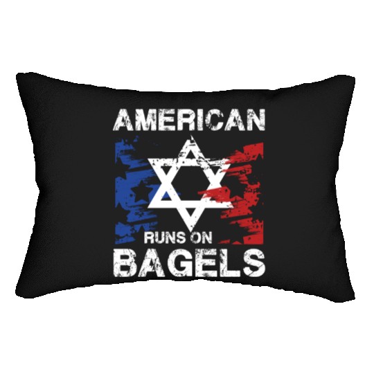 American Pride with Star and Bagel Spirit Lumbar Pillows