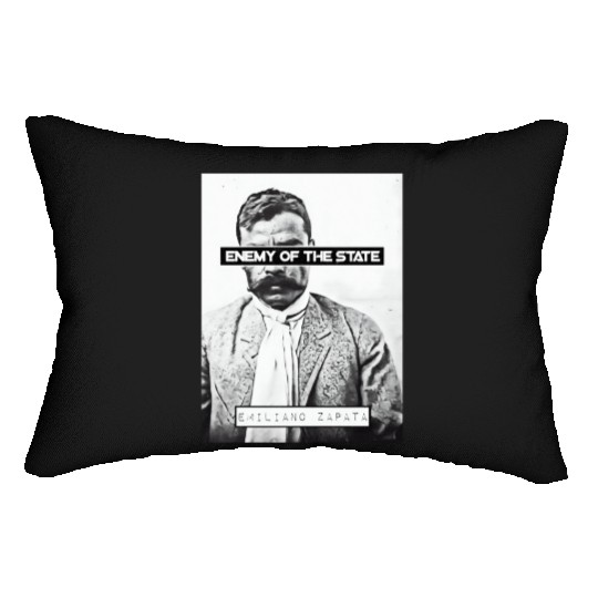 Emiliano Zapata (EOTS) (B&W) Lumbar Pillows