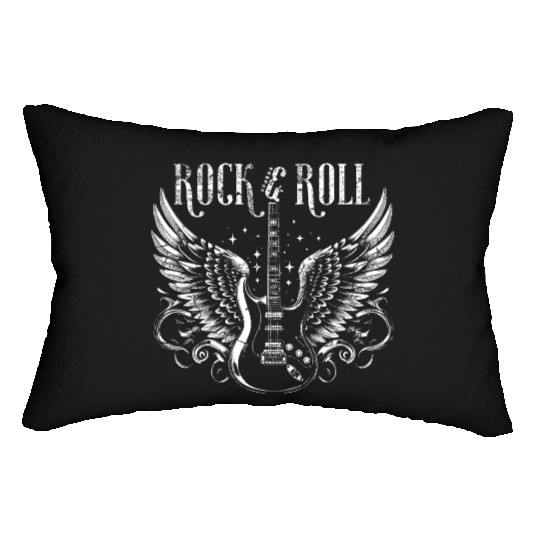 Rock & Roll Guitar Lumbar Pillows