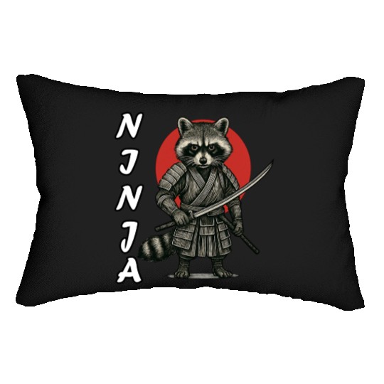 Samurai Street Cat Adoption Lumbar Pillows