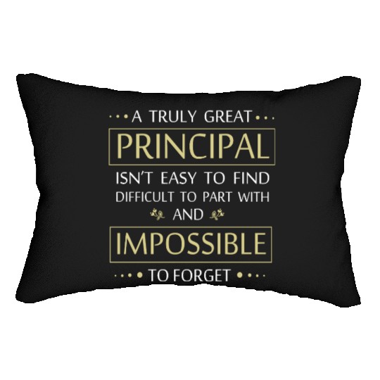 School Principal Teacher Appreciation Lumbar Pillows
