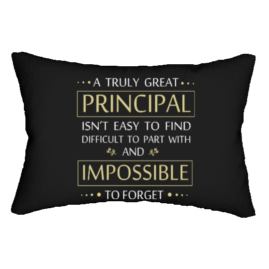 School Principal Teacher Appreciation Lumbar Pillows
