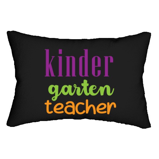 Colorful Kindergarten Teacher Design Lumbar Pillows