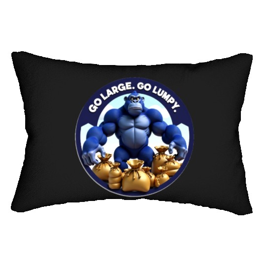 Lumpy Gorilla. Go Large. Lumbar Pillows