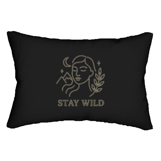 Celestial Nature Motivational Design Lumbar Pillows