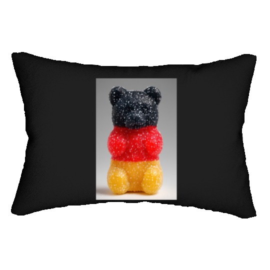 German Flag Gummy Bear Lumbar Pillows