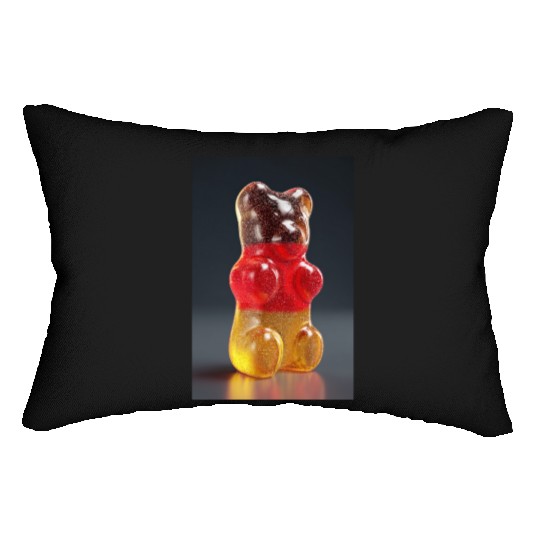 Transparent German Gummy Bear Lumbar Pillows