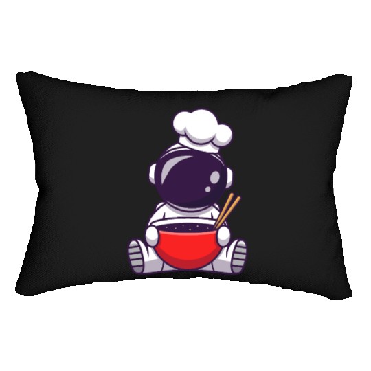 Cosmic Chef Cartoon Design Lumbar Pillows