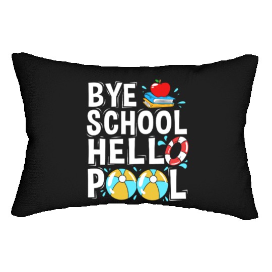 Pool Party Squad Summer Vacation Lumbar Pillows