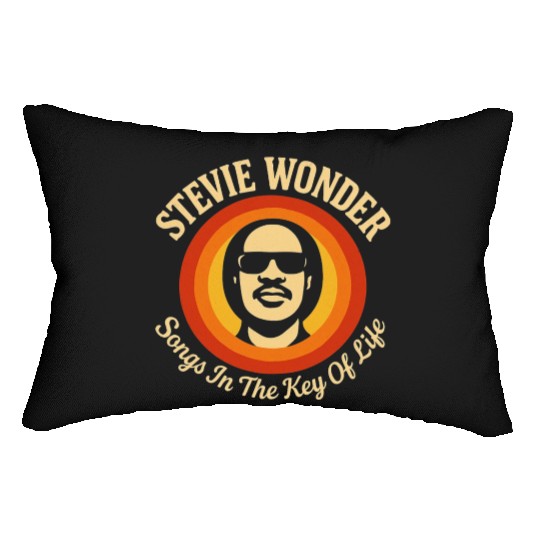 Stevie Wonder Lumbar Pillows rtro vintage Songs in the