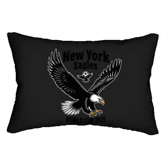 Patriotic Eagle Soccer Lumbar Pillows – USA World Cup 2026