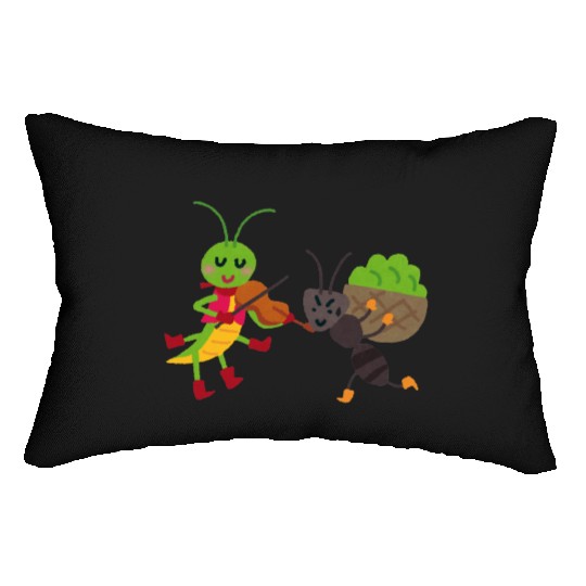 Work Hard, Play Loud – Ant & Cicada LifeTee Lumbar Pillows